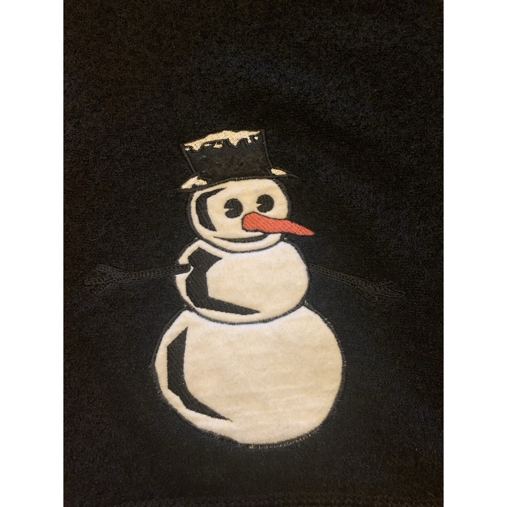 100%‎ Wool Embroidered Winter Holiday Vest Women's M Black Compliments - Picture 4 of 11